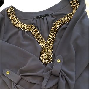 Papermoon gray blouse